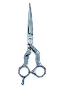 barber and stylist octagon finger ring shear