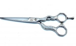 barber and stylist octagon finger ring shear