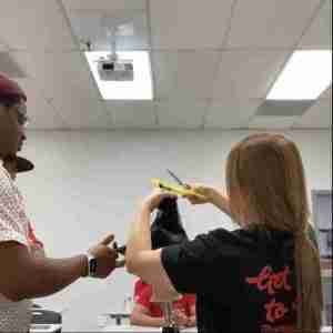 Miami barber institute student